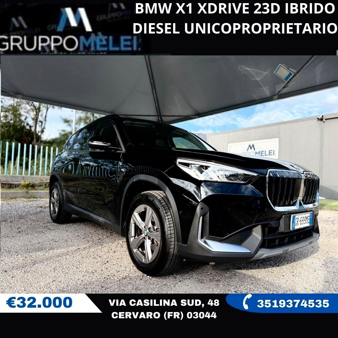 BMW X1 XDRIVE 23D IBRIDO DIESEL UNICOPROPRIETARIO
