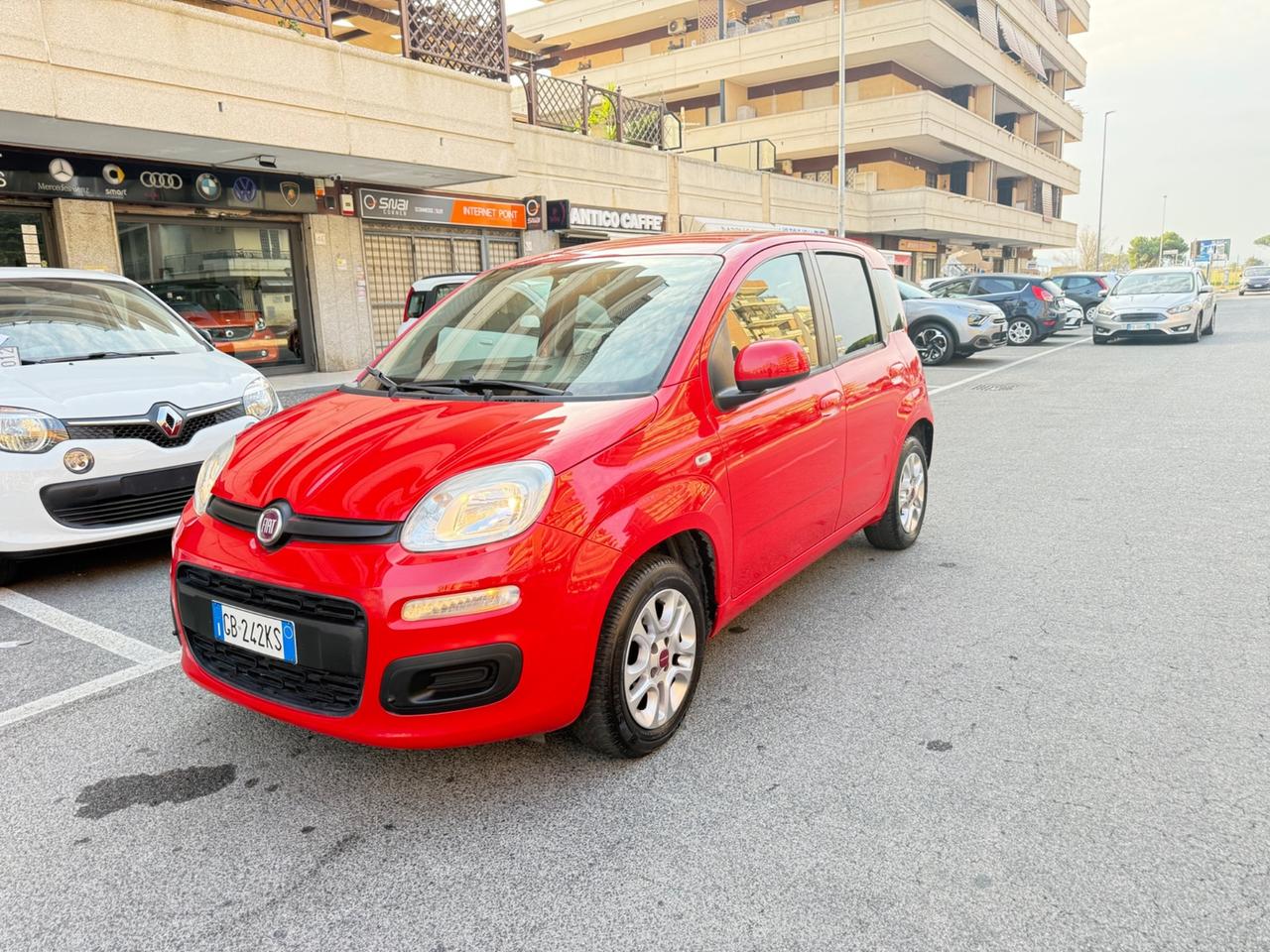 Fiat Panda 1.2 Lounge LED PDC CERCHI 15 VOLANTE MULTIFUNZIONE 5 POSTO OMOLOGATO