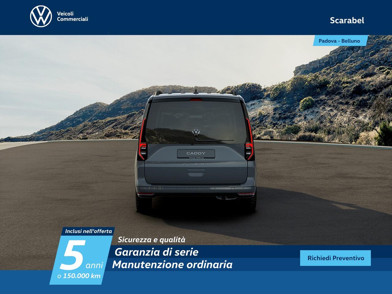 Volkswagen Caddy maxi 1.5 phev 150cv life dsg