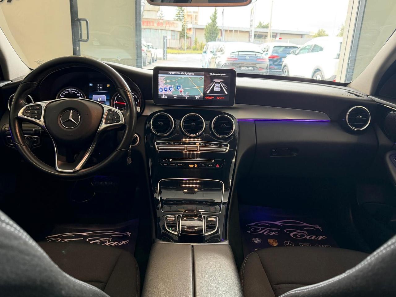 MERCEDES-BENZ CLASSE C180 SPORT 1.6 116CV NAVI OK NEOPATENTATI ANNO 2017