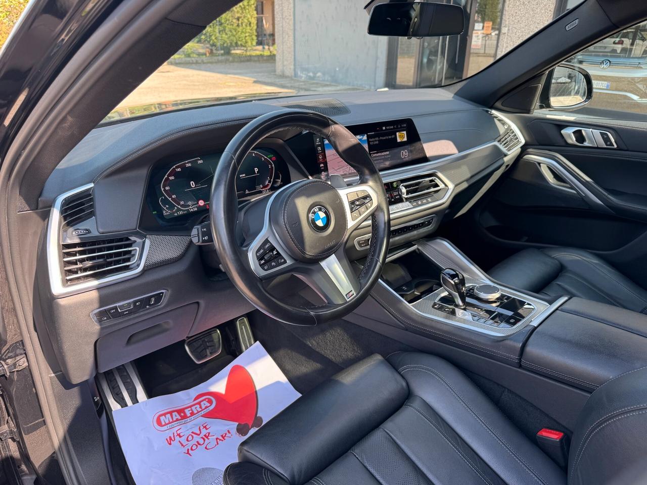 BMW X6 xdrive30d mhev 48V Msport TETTO FULL OPTIONAL