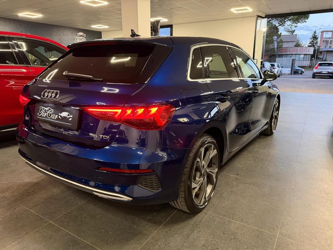 AUDI A3 SPORTBACK 35 TDI 2.0 150CV S-TRONIC NAVI CRUISE CAM ANNO 2022
