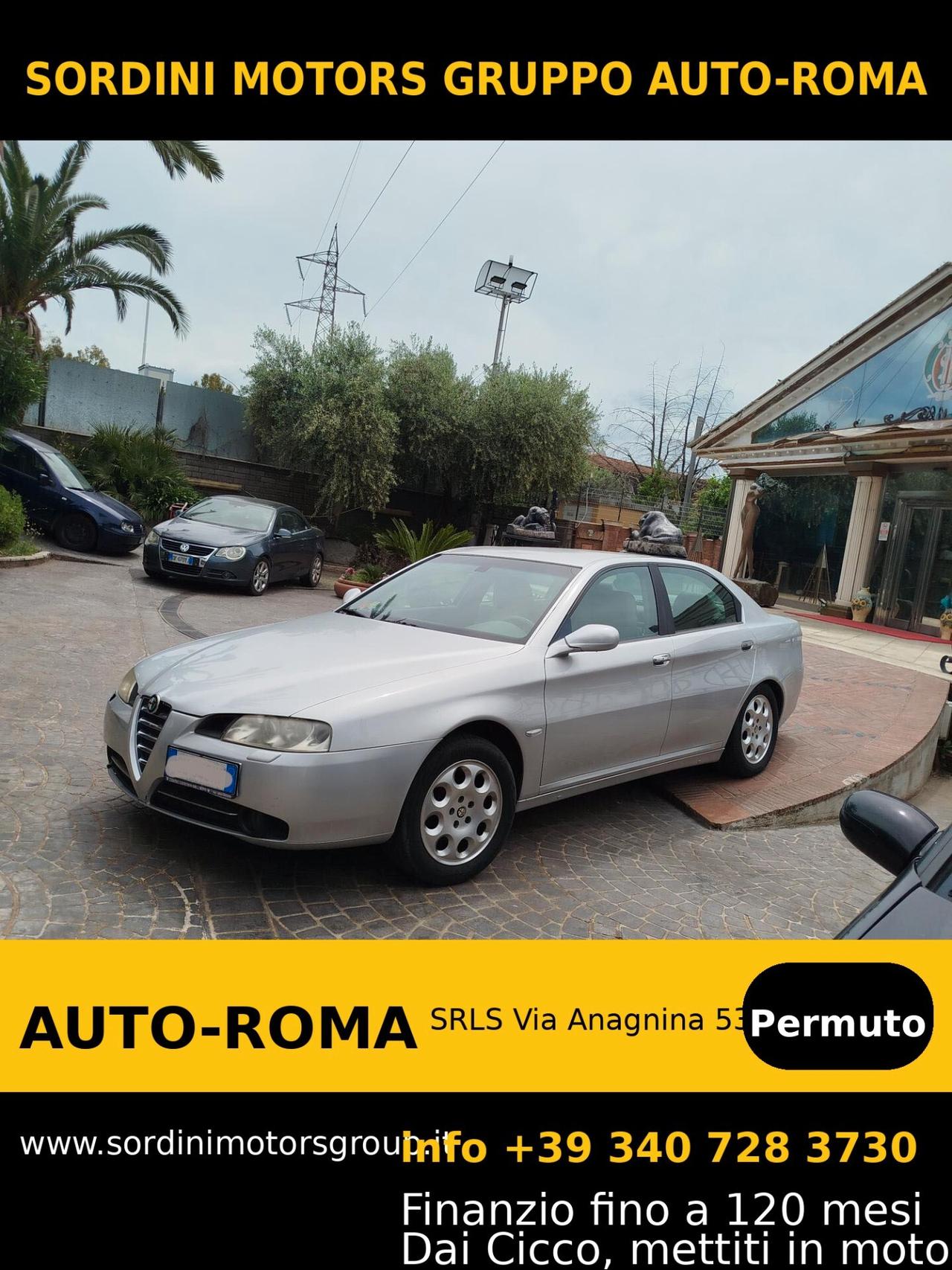 Alfa Romeo 166 2.4 JTD M-JET 20V cat Luxury !Finanzio Fini a 180 Mesi Ant 0 rata 100 mese!!