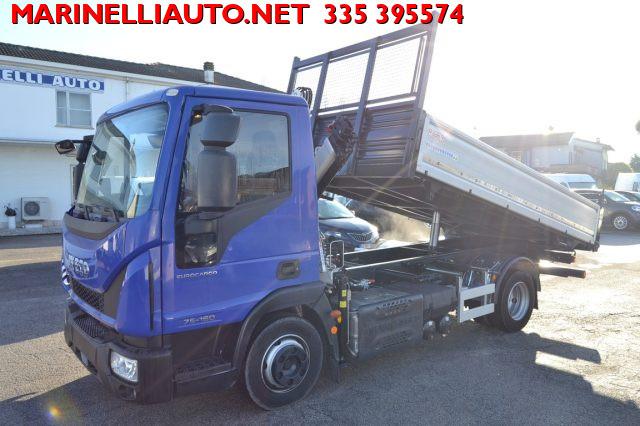 IVECO EUROCARGO 75E16 CON GRU E RIBALTABILE TRILATERALE