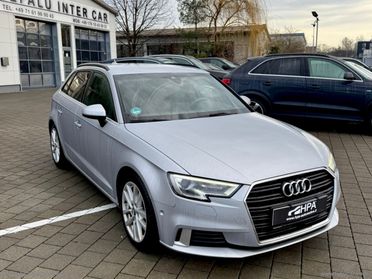 AUDI A3 SPORTBACK 2.0TDI 150CV VIRTUAL NAVI PELLE LED BI XENON CERCHI 17