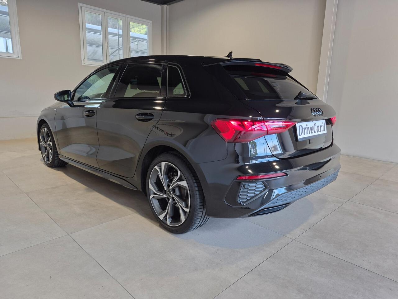 Audi A3 SPB 2.0 TDI S LINE S-TRONIC PELLE LED C.18" BLACK PACK APPLE CAR PLAY/ANDROID AUTO SED. SPORT. RISC. VIRTUAL COCKPIT PLUS