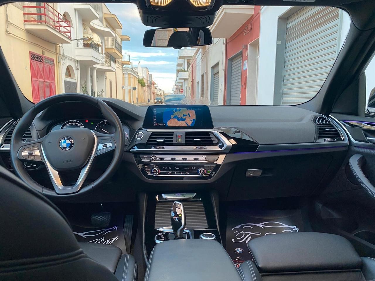 BMW X3 20D X-DRIVE X-LINE MHEV 48V 190CV TETTO PELLE CAM ANNO 2021