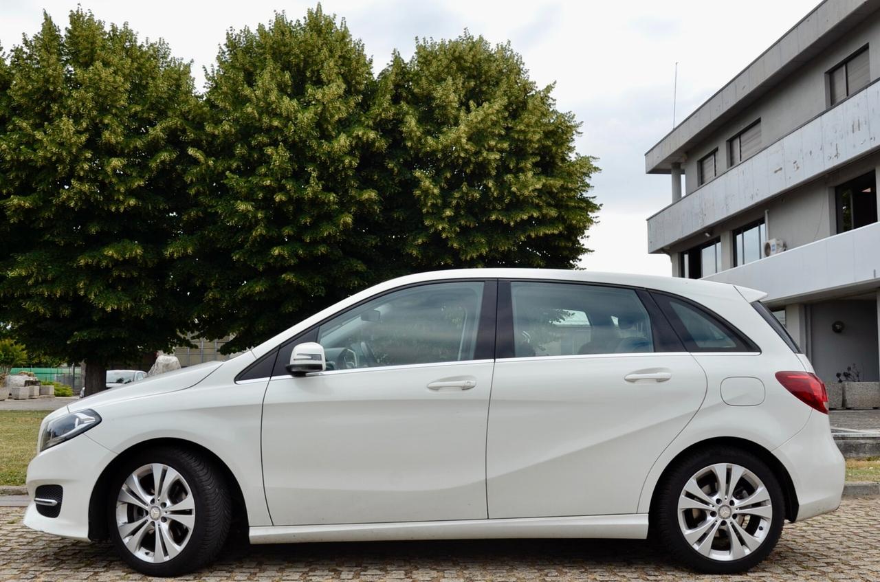 MERCEDES B180 1.6 SPORT 122cv MANUALE, EURO 6B, UFF ITALIANA, SERVICE DIMOSTRABILI, RETROCAMERA, PERMUTE