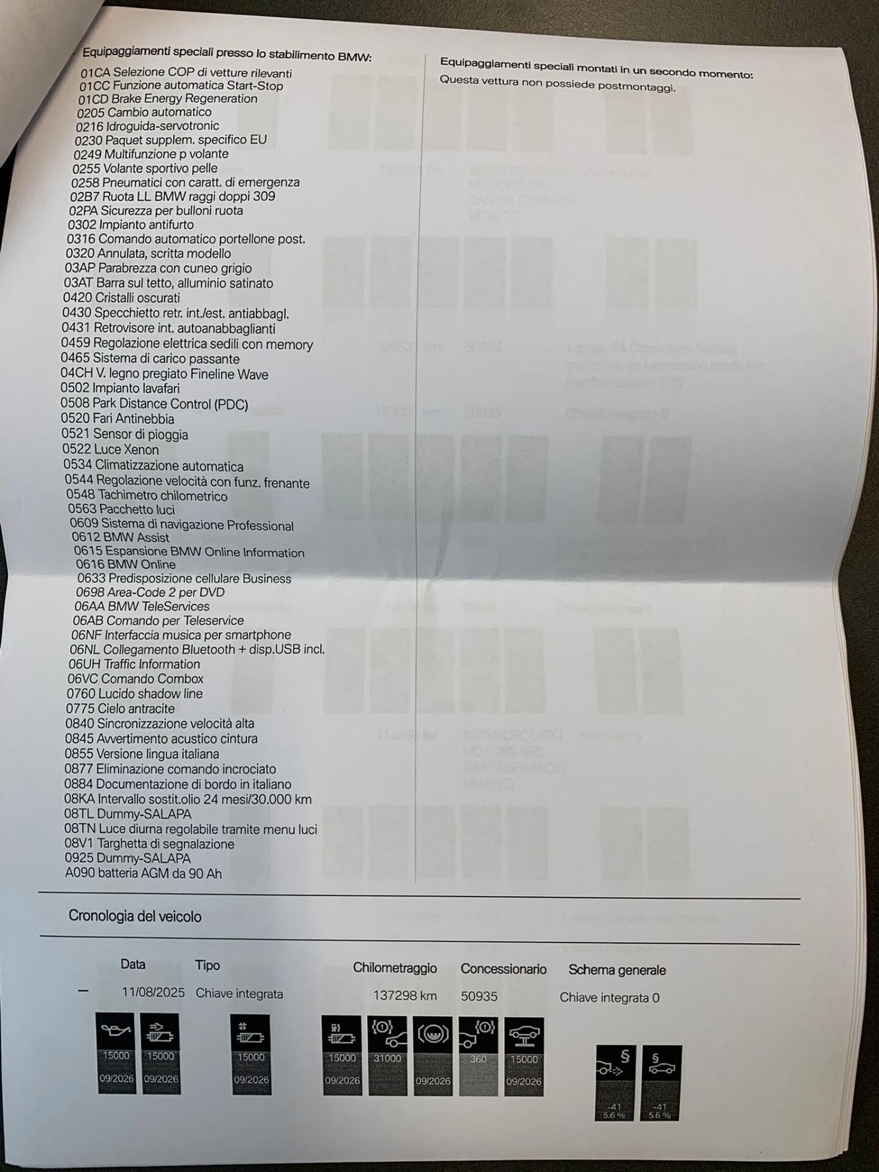 BMW X3 3.0 XDRIVE UNIPRO KM CERT GARANZIA 3 ANNI