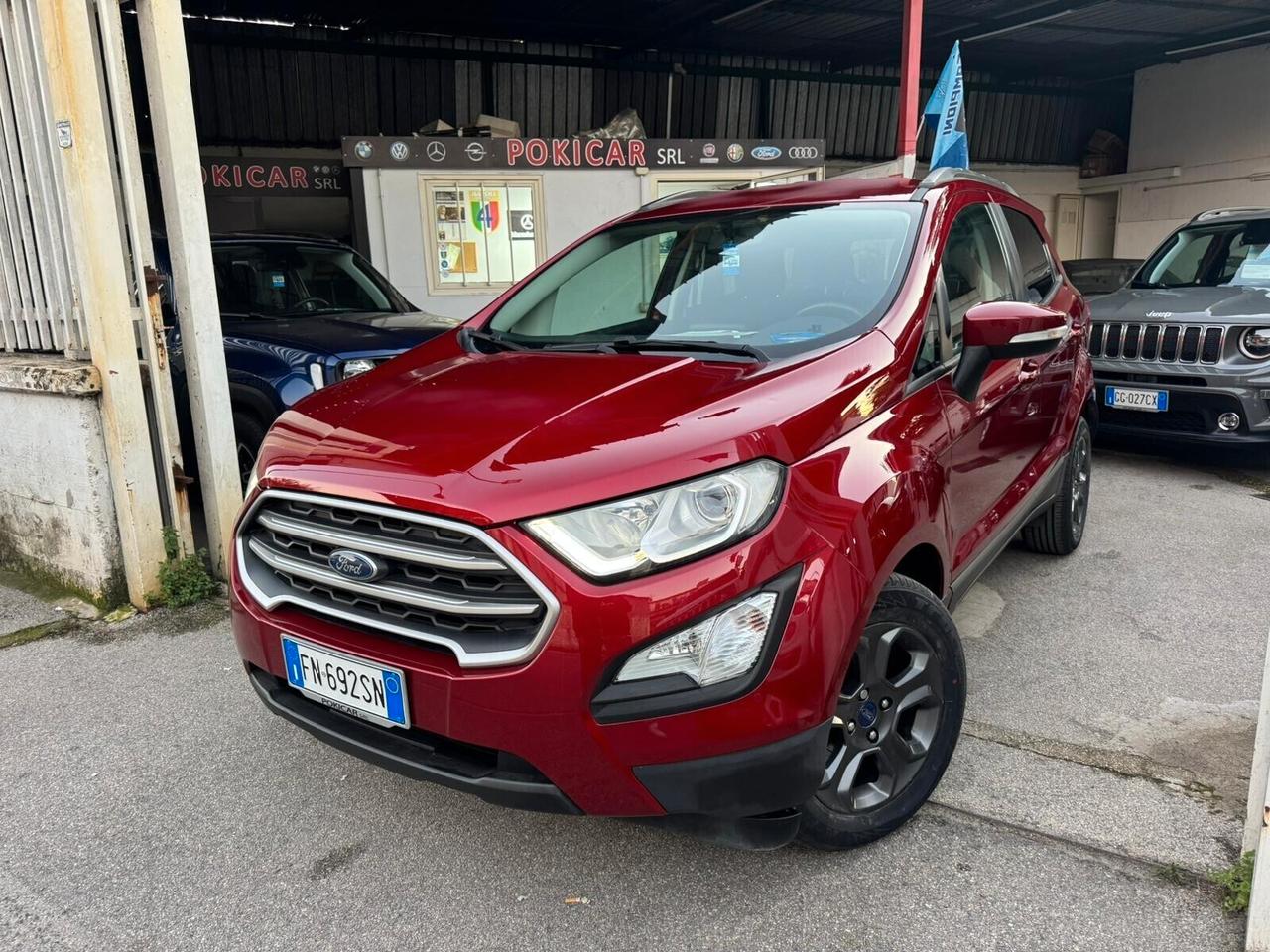 Ford EcoSport 1.5 TDCi 99 CV 2018 GANCIO TRAINO A SCOMPARSA