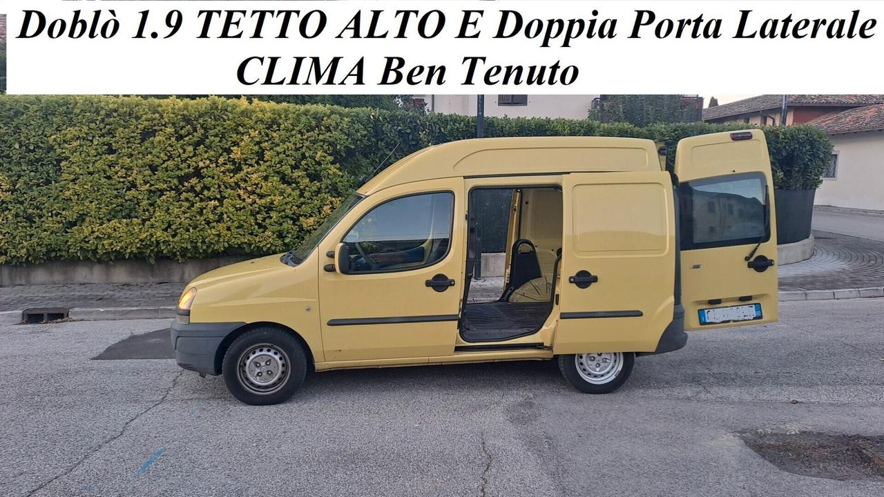 Fiat Doblo 1.9 d TETTO ALTO E DOPPIA PORTA LATERALE