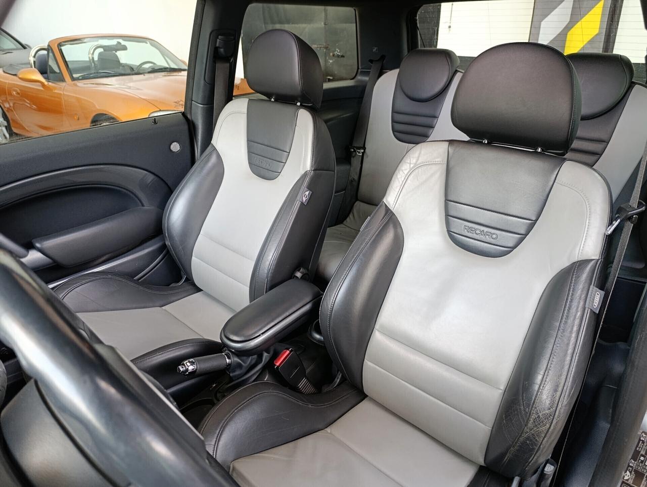 MINI COOPER S 1.6 R 53 JCW TETTO+RECARO PELLE+CERTIFICATO JCW--FULL OPTIONAL