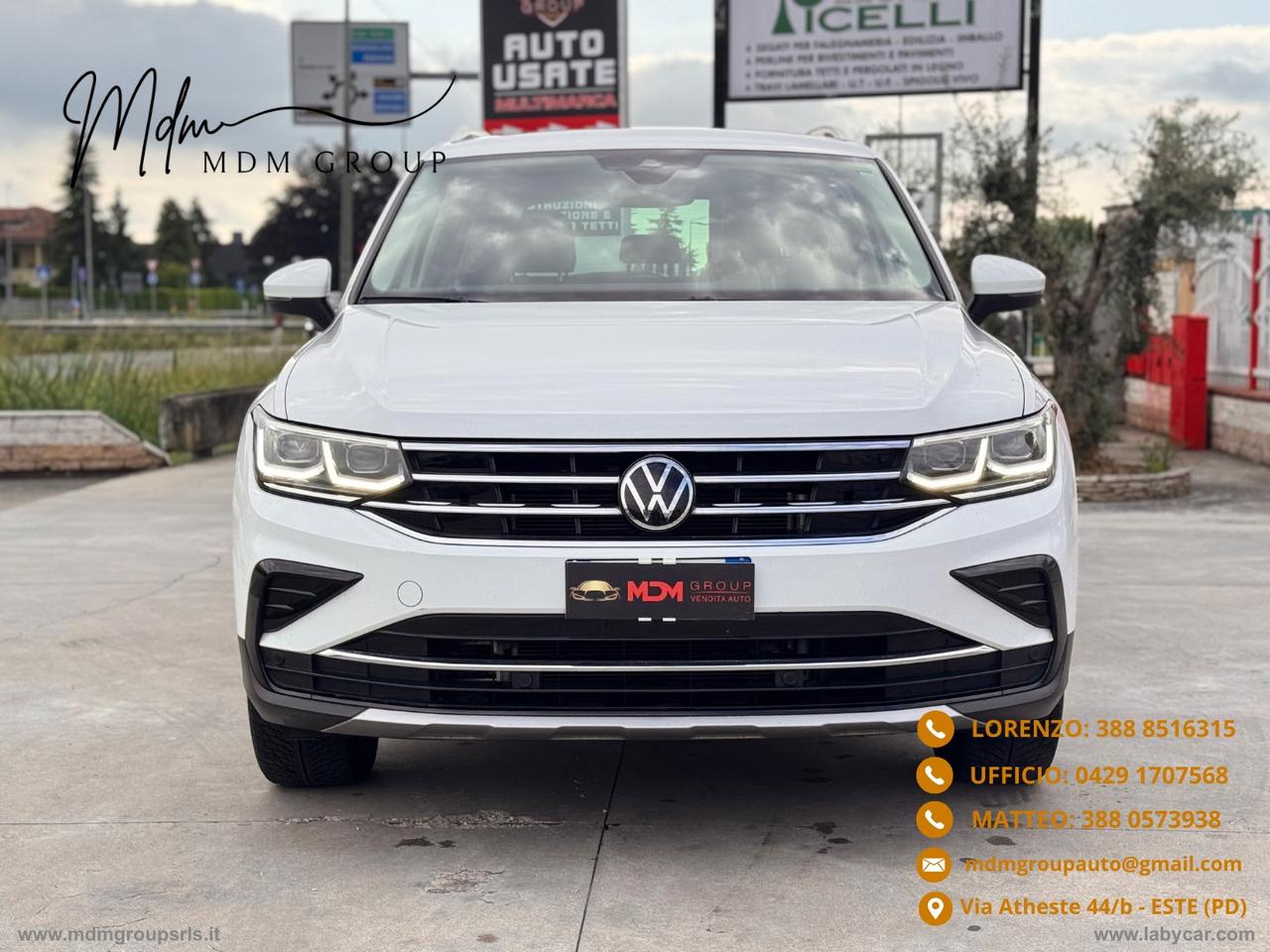 VOLKSWAGEN Tiguan 2.0 TDI 200CV SCR DSG 4MOT. Eleg. IVA ESPOSTA