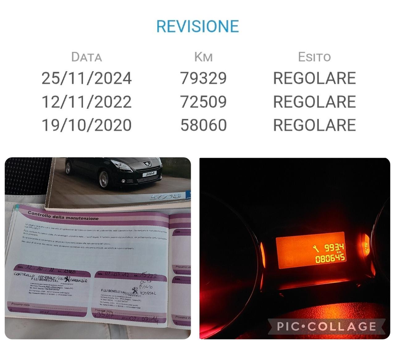 Peugeot 5008 1.6 HDi 110CV 80.000km 7posti