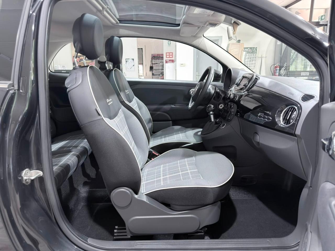 FIAT 500 1.2 69CV TETTO PANORAMICO 1PROPRIETARIO