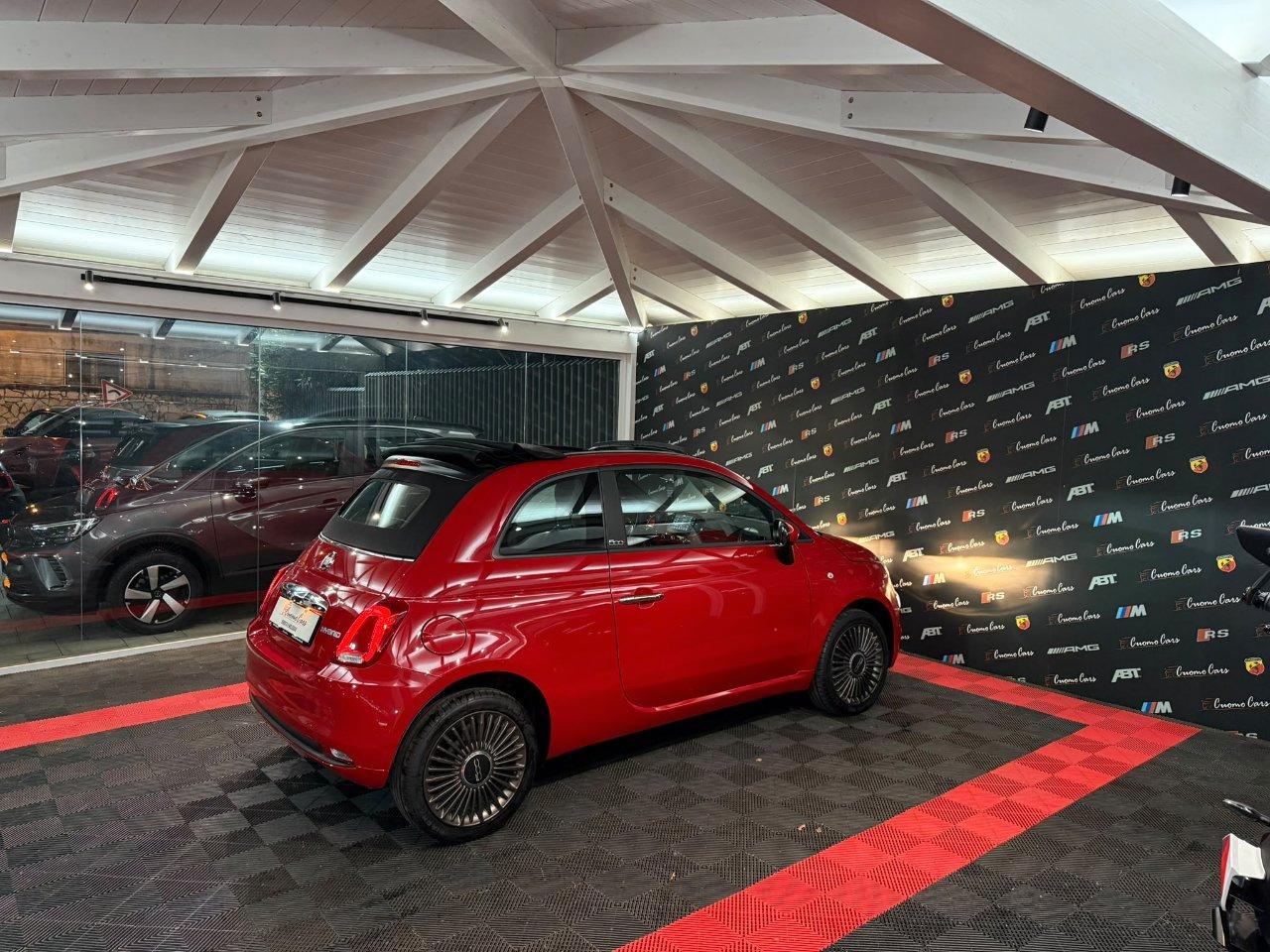 Fiat 500C 1.0 Hybrid Red