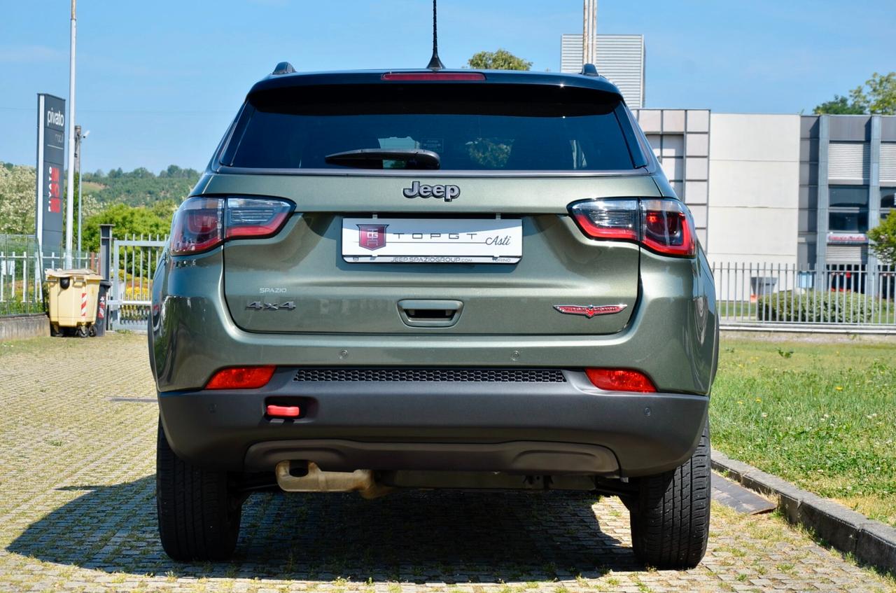 JEEP COMPASS 2.0 MJT TRAILHAWK 4wd 170cv AUTO, UNICOPROPRIETARIO, UFF ITALIANA, EURO 6D, BICOLOR, FARI LED, APPLE ANDROID, PERMUTE