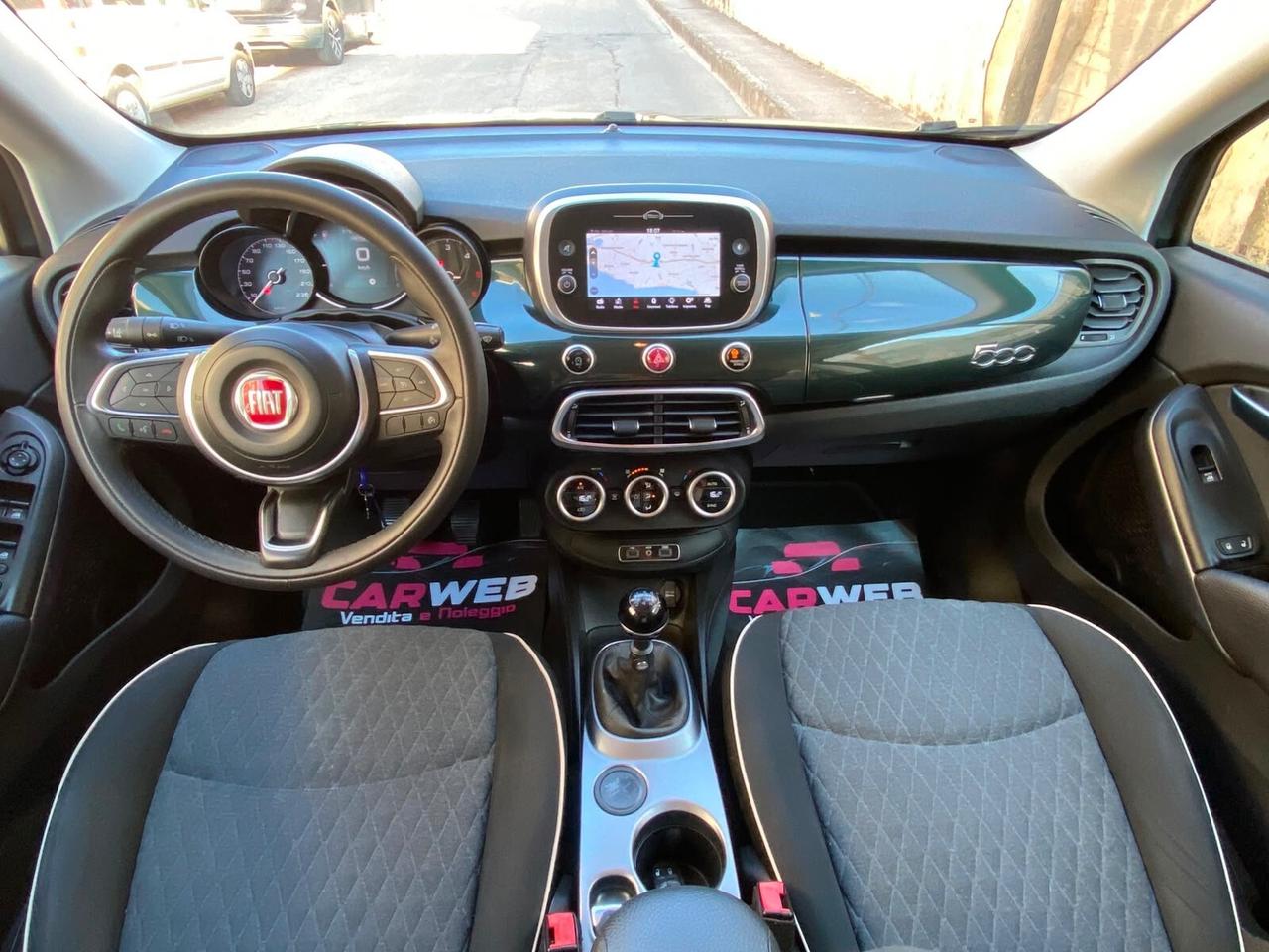 FIAT 500X CROSS 1.3Mjt 95CV Led Navy CAM 2019