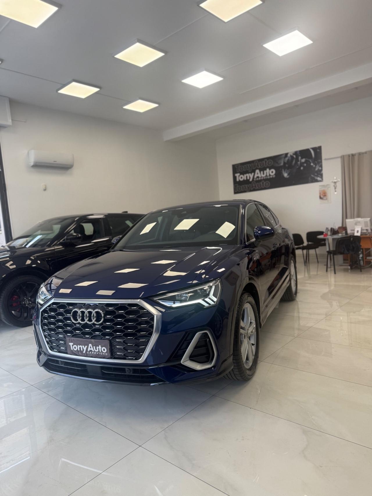 Audi Q3 SPORTBACK 35 tdi S-line edition S-tronic NAVI,TELECAMERA,FARI LED,APPLE CARPLAY,AZIENDALE ITA
