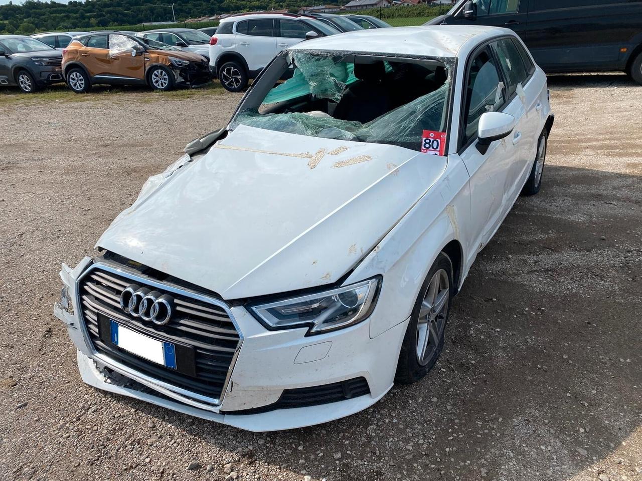 Audi A3 Sportback 30 1.6 tdi 116cv INCIDENTATA