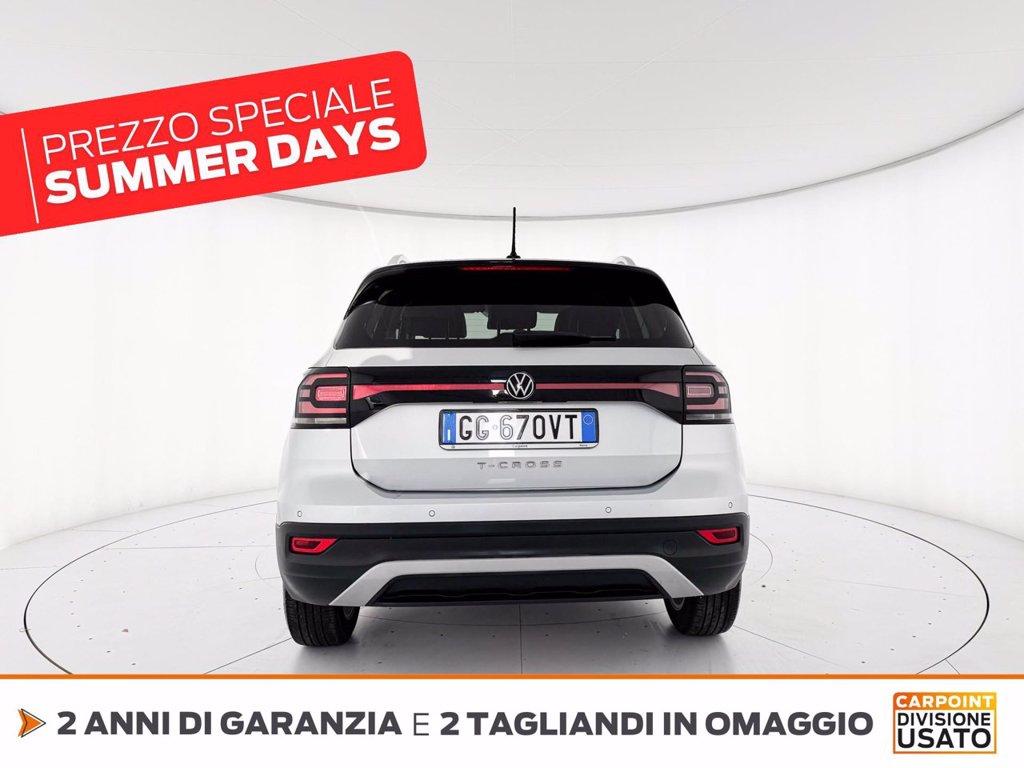 VOLKSWAGEN T-cross 1.0 tsi advanced 110cv del 2021