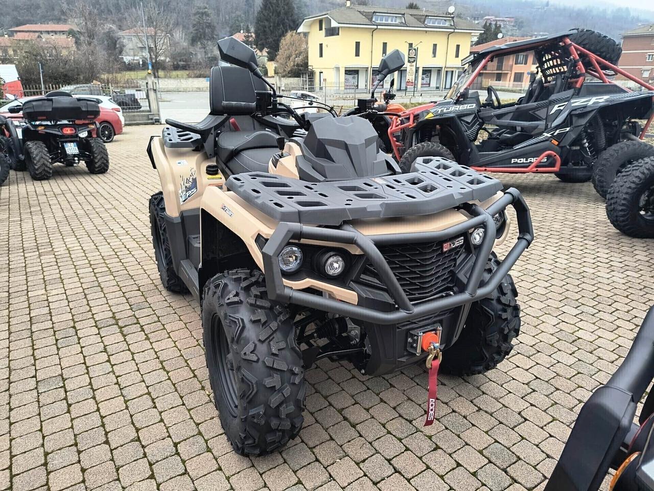 QUAD AODES ODES 850 PATHCROSS TARGA GIALLA