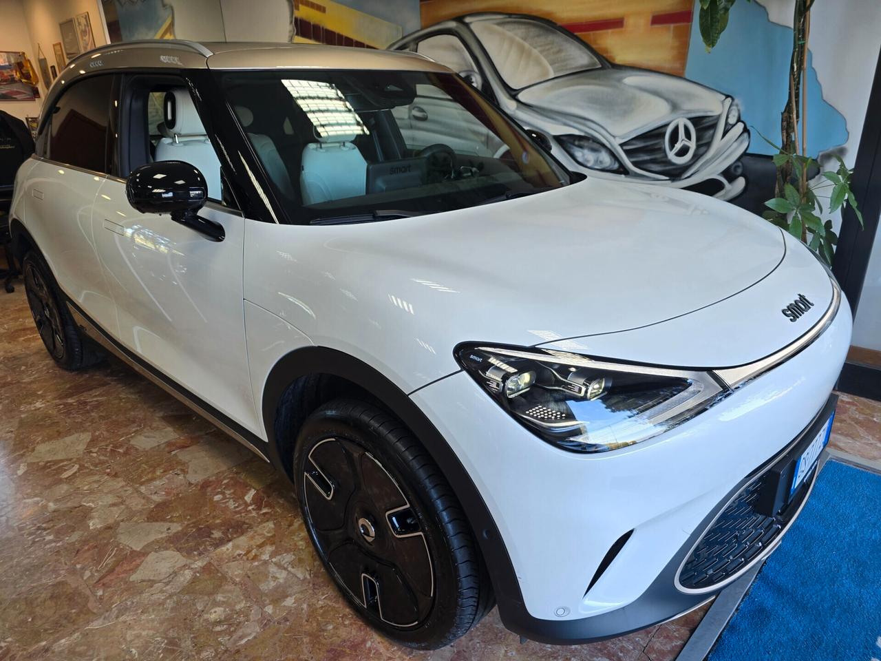 SMART #1 LAUNCH EDITION BIANCO PERLA MET PELLE BIANCA SOLO KM 3.700 UFFICIALE COME NUOVA FATTURABILE