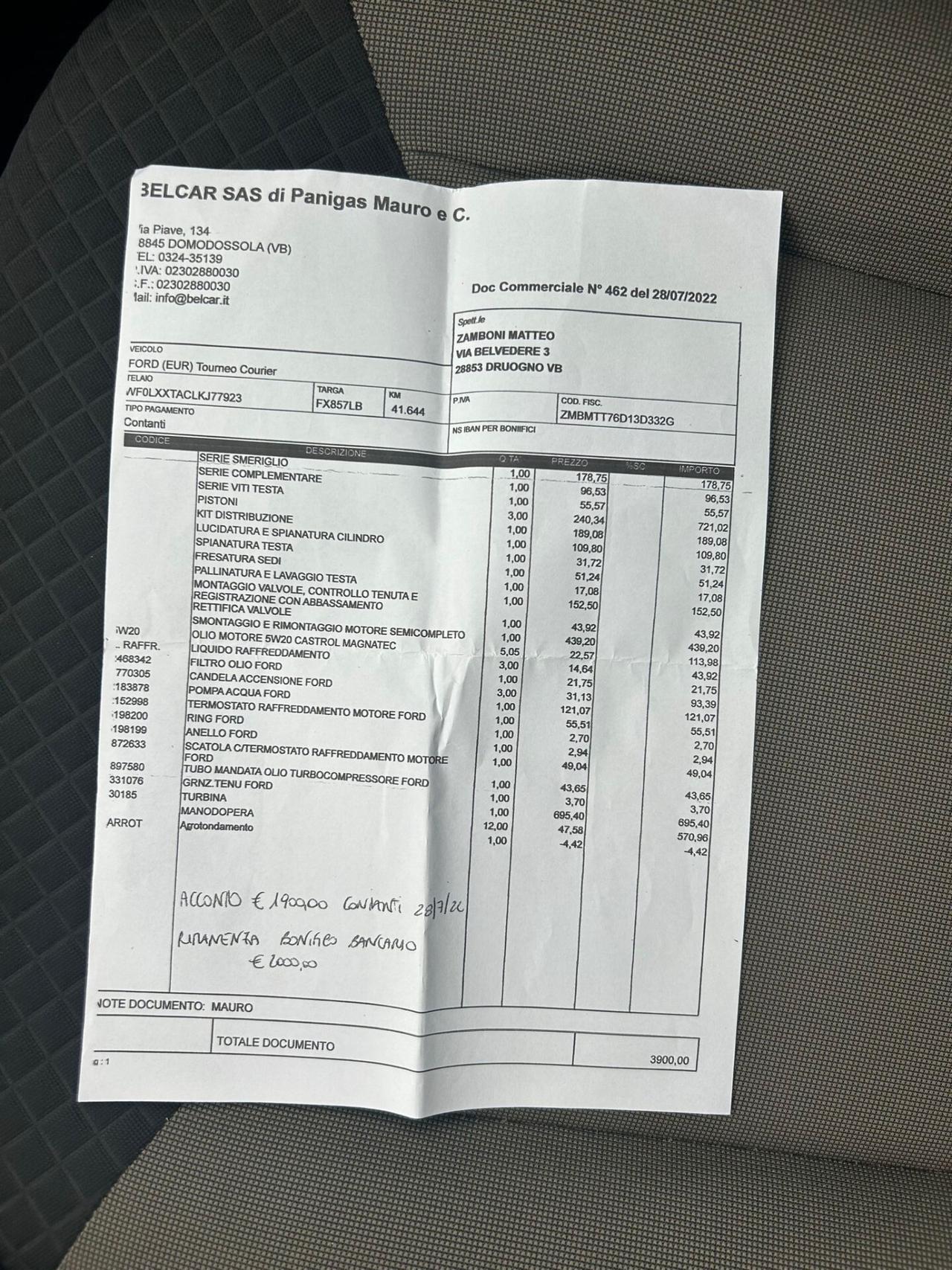 Ford Tourneo Courier 1.0 EcoBoost 100 CV S&S Sport