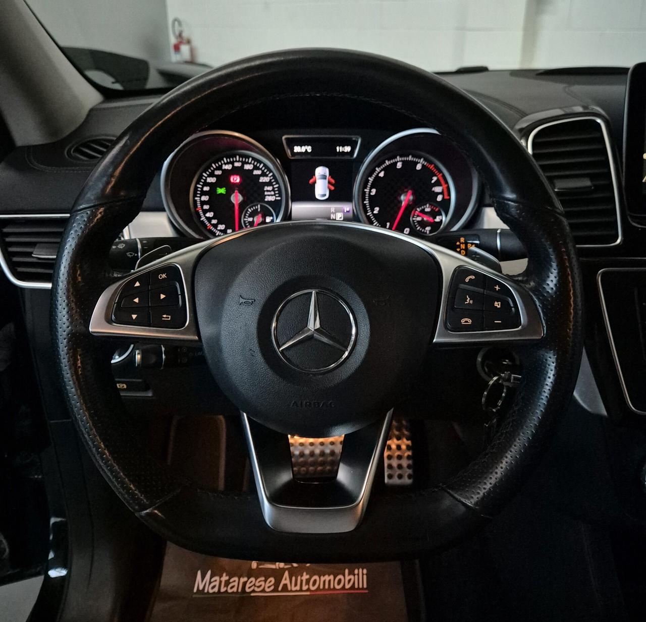 Mercedes GLE43 Coupè AMG 3.0 Biturbo 367cv 4Matic CarPlay Camera Pedane Cerchi21 GARANZIA FULL