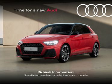 Audi A1 sportback 30 1.0 tfsi identity black 116cv s-tronic