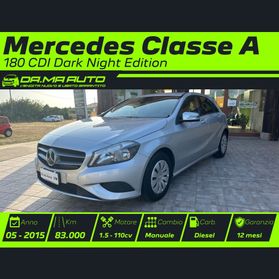 Mercedes-benz A 180 CDI Dark Night Edition 2015