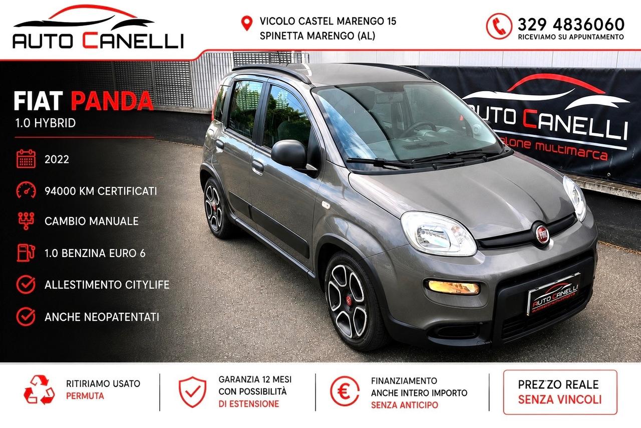Fiat Panda 1.0 Hybrid City Life PREZZO REALE