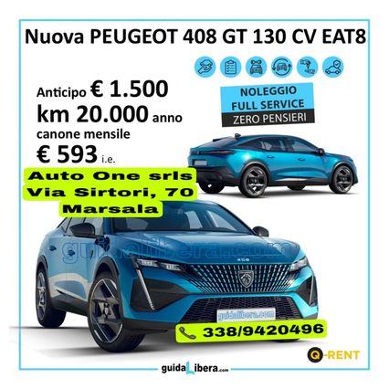 Peugeot 408 PureTech 130 S&S EAT8 GT