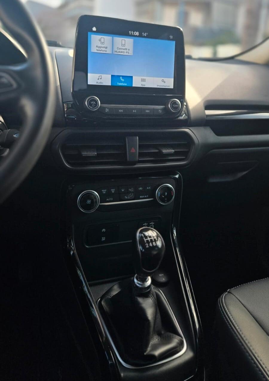 Ford EcoSport 1.0 ecoboost 125CV Active S&S Uff Italy Pelle USB