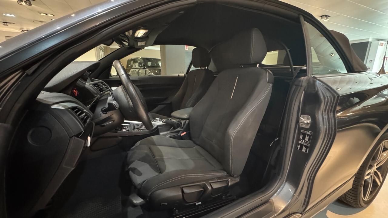 BMW 218i CABRIO SPORT 1.5 BENZINA 136CV - 2015