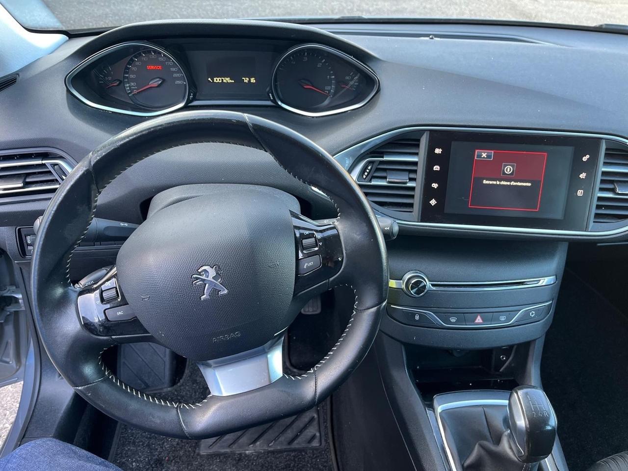 Peugeot 308-5P-1.4 bluehdi-km 100000-2016