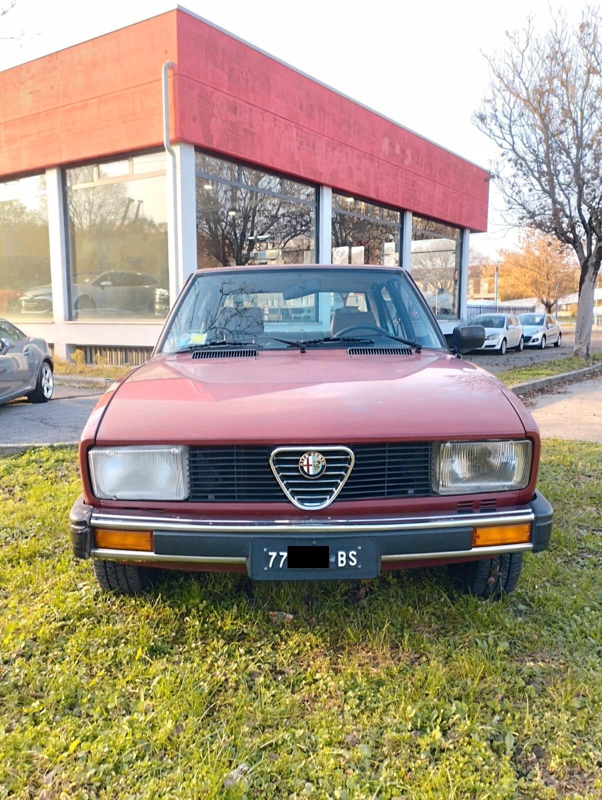 Alfa Romeo Alfetta Ultima Serie 1.8 cc già certificata ASI