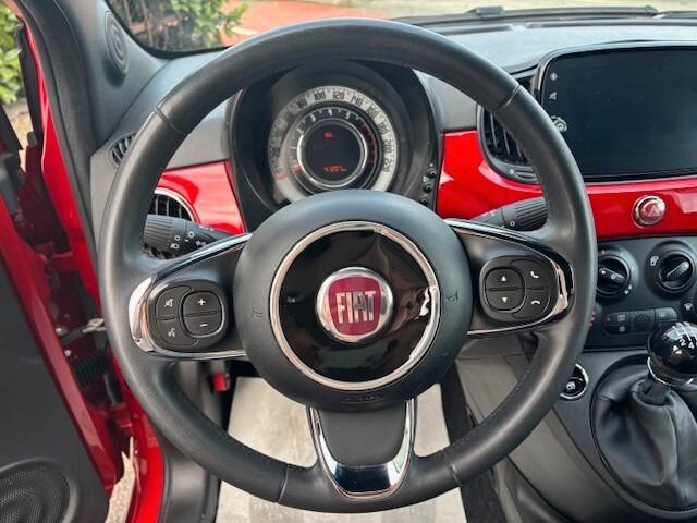 Fiat 500 1.0 Hybrid Red