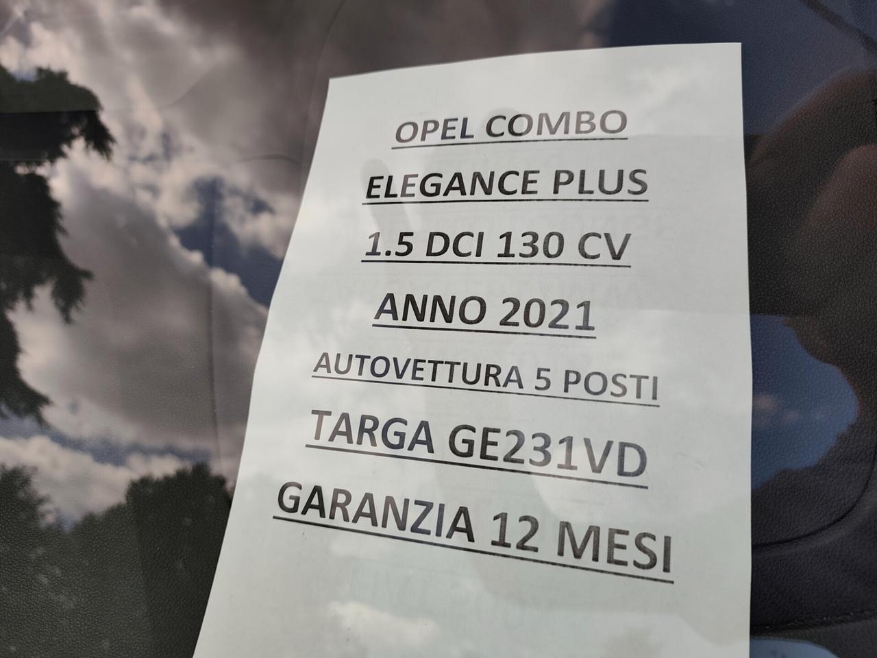 Opel Combo Life 1.5 CDTI 130 CV km 142000