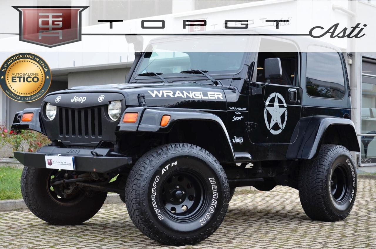 Jeep Wrangler 4.0 cat Sport, CONSERVATA, BUONE CONDIZIONI, BOLLO APPENA PAGATO