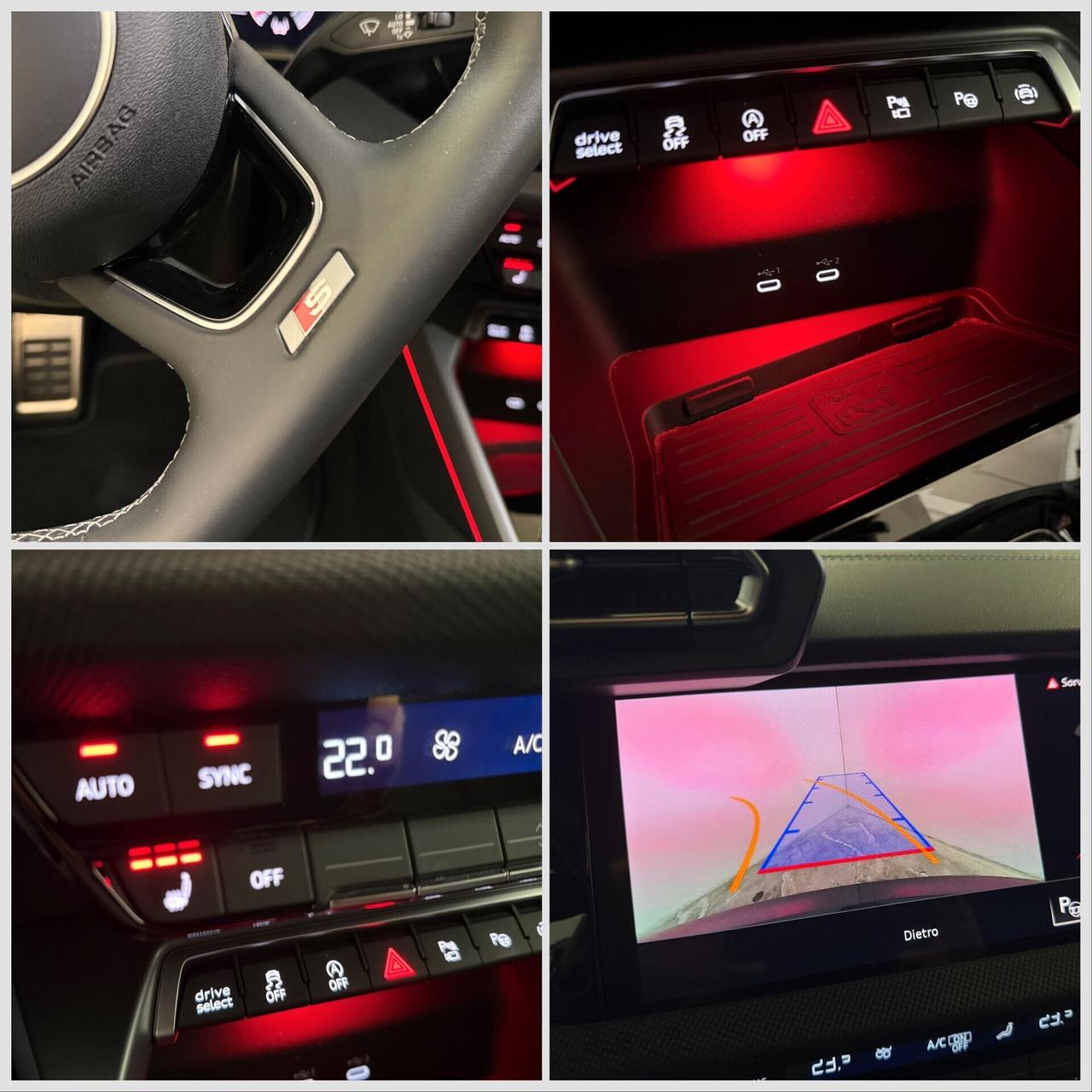 Audi A3 Sportback 1.5 Tfsi mhev S line Edition S Tronic ITALIANA - GARANZIA E TAGLIANDI GRATIS - NO VINCOLI FINANZIAMENTO