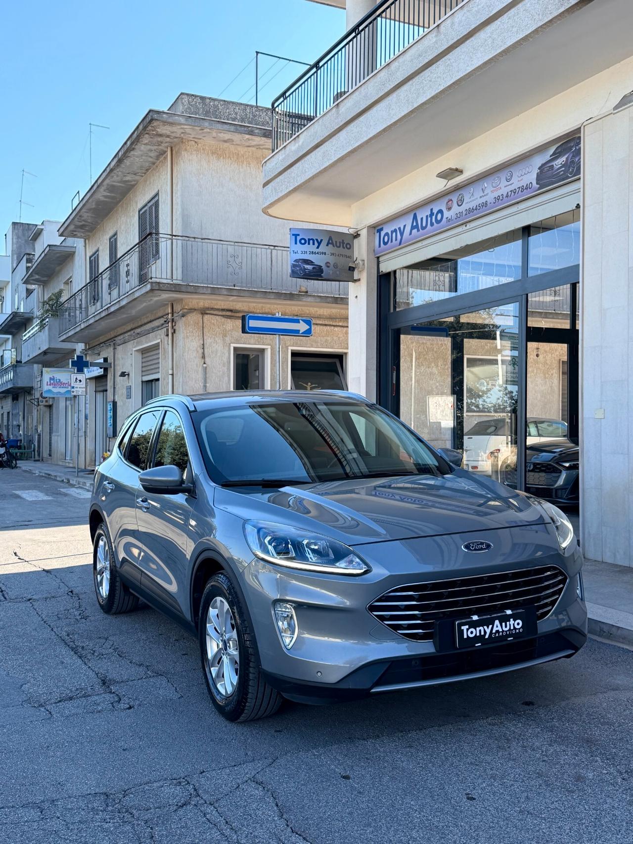 Ford Kuga 1.5 ecoblue Titanium 120cv NAVI,SENSORI DI PARCHEGGIO,BLUETOOTH,KM CERTIFICATI!