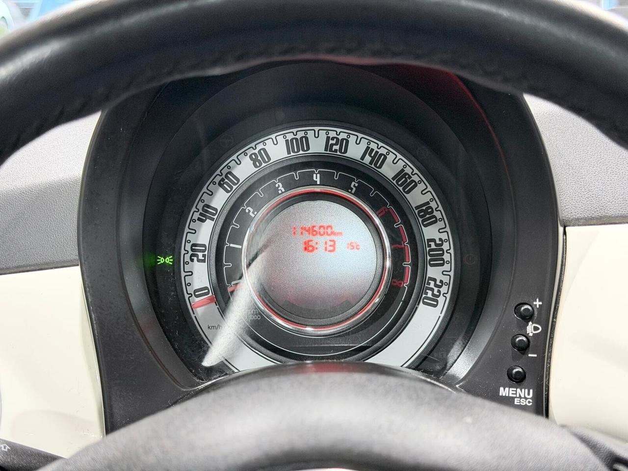 FIAT 500 1.2 69CV TETTO PANORAMICO 110.000km