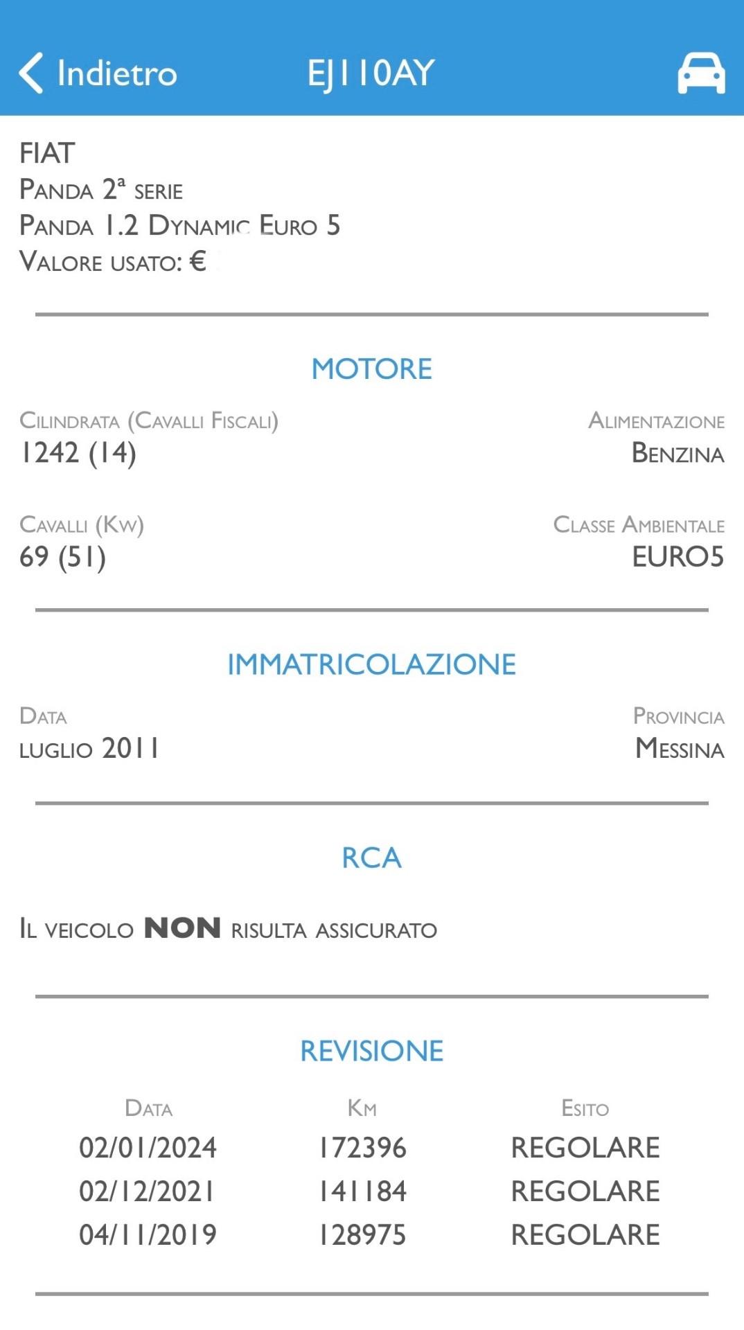 Fiat Panda 1.2 69 Cv Dynamic - 2011