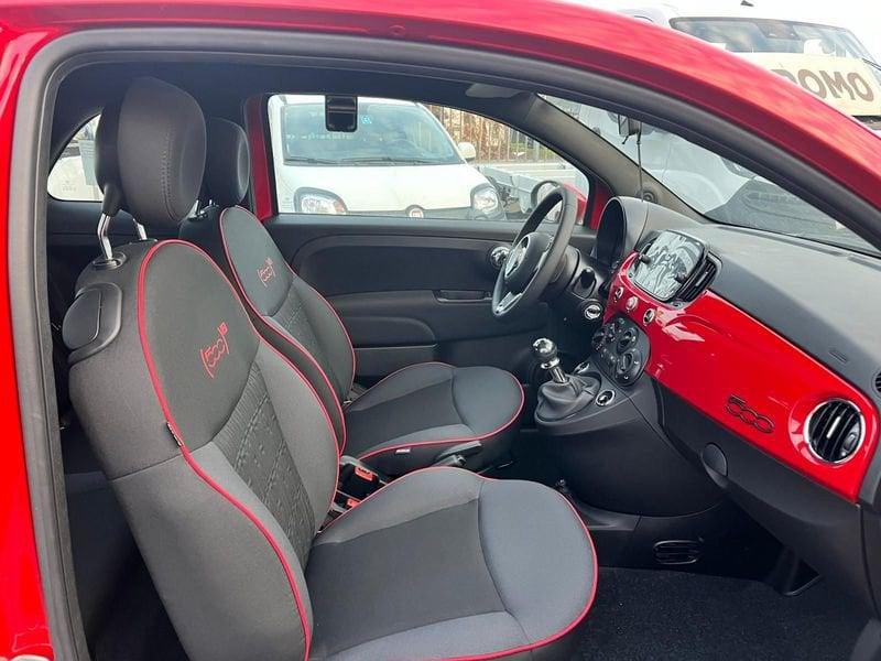 FIAT 500 1.0 Hybrid Red