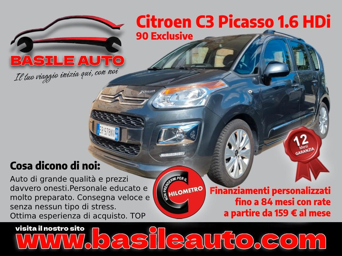 Citroen C3 Picasso 1.6 HDi 90 Exclusive