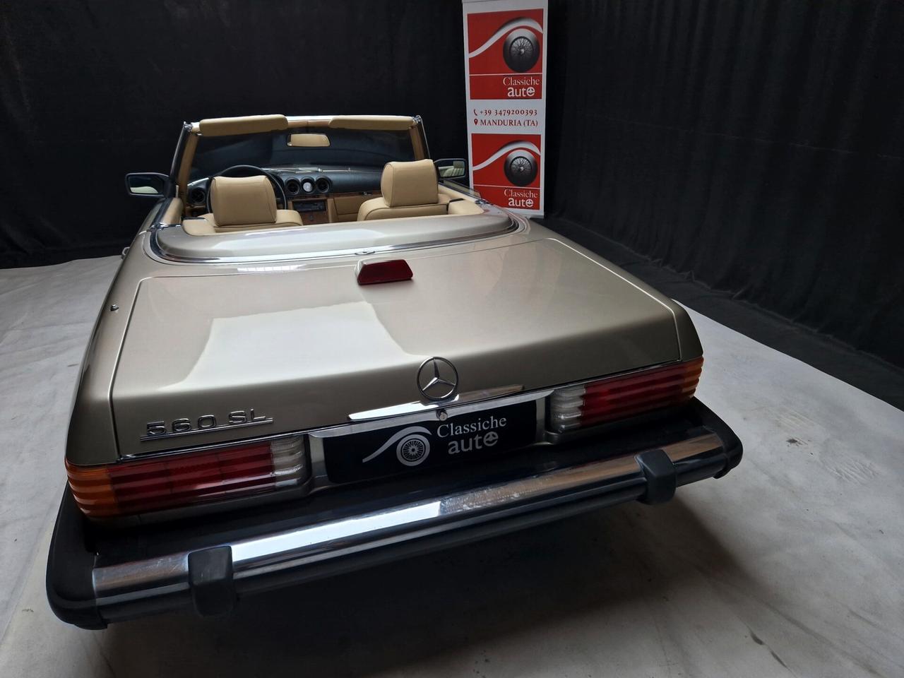 Mercedes-benz SL 560 anno 1987 certificata ASI con CRS