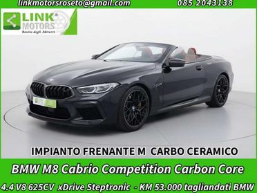 BMW M8 Cabrio Competition CarbonCore/ FULL/ TAGLIANDI