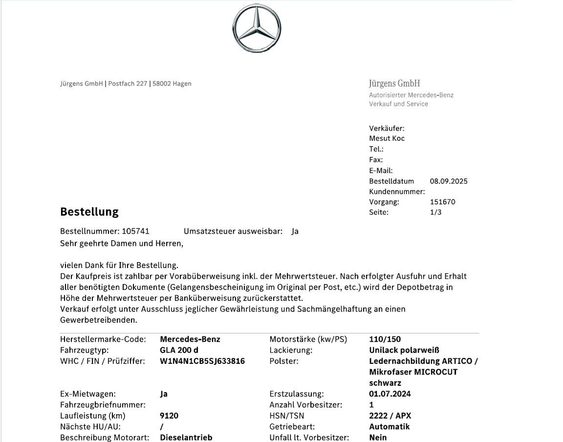 Mercedes-benz GLA 200 180 d Automatic AMG Line Premium