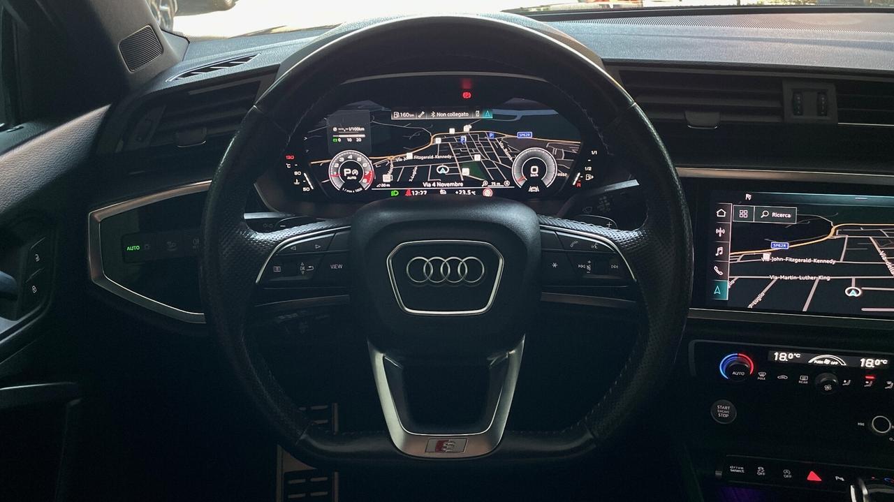 AUDI Q3 QUATTRO 40 2.0 S-LINE S-TRONIC TFSI 190 CV - VIRTUAL COCKPIT, TETTO, PACCHETTO LUCI
